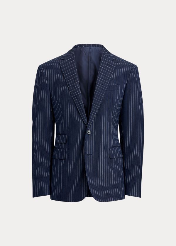 Men's Ralph Lauren Gregory Pinstripe Suit Jacket | 652394SLX